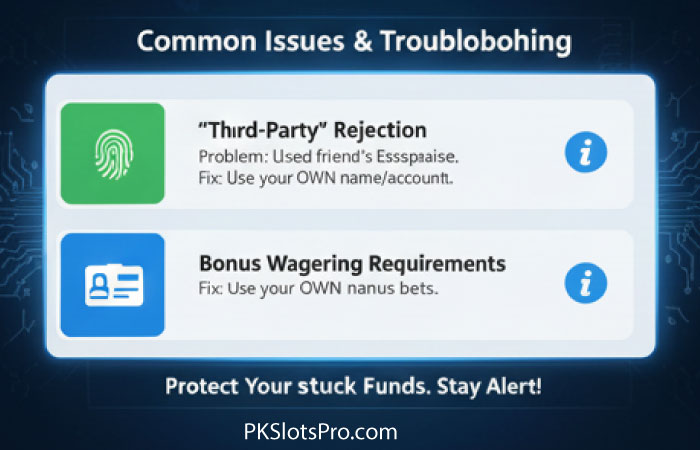 Troubleshooting explained in infographical form