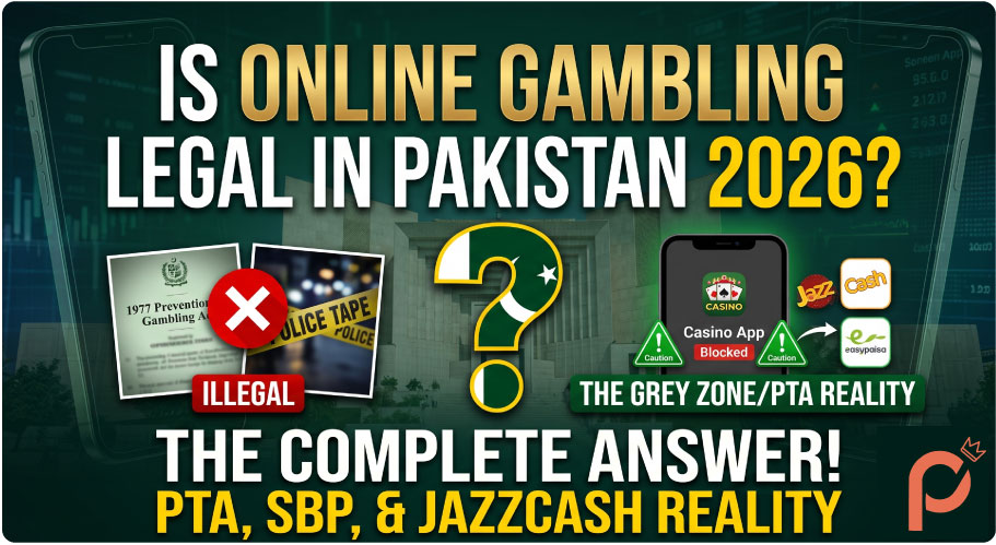 Is Online Gambling Legal in Pakistan 2026The Complete Answer PKSlotsPro