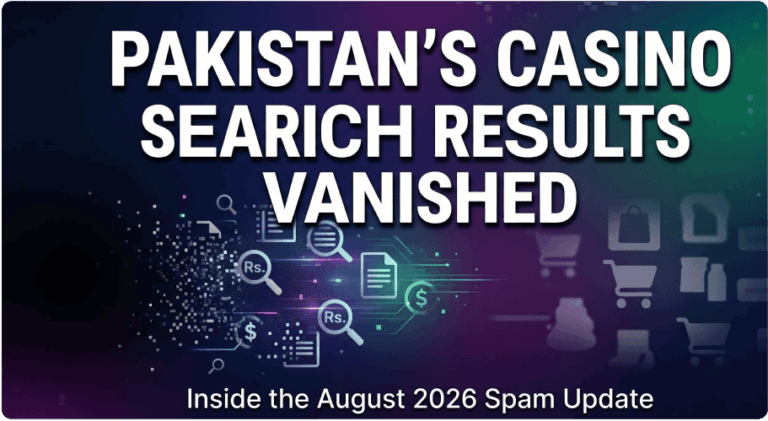 Pakistan's Casino Search Results Vanished